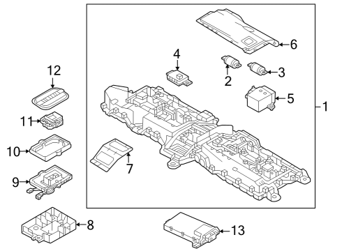 2021 Volvo XC40 Recharge Battery