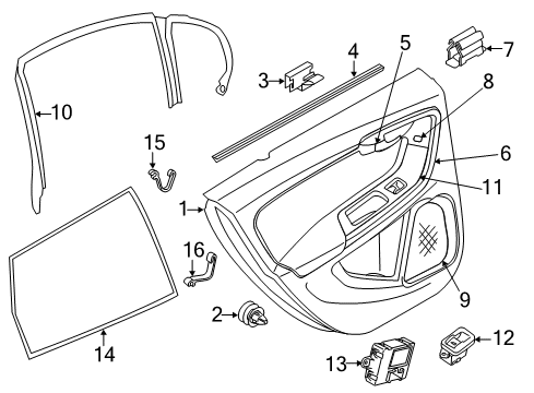 2016 Volvo S60 Cross Country Rear Door