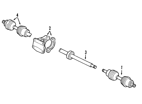 2011 Volvo XC90 Front Axle Shafts & Joints, Drive Axles