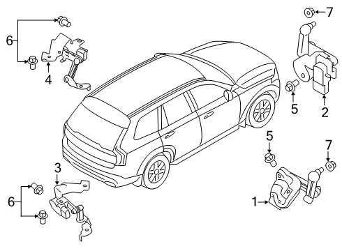 2019 Volvo V60 Electrical Components