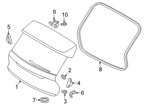 2021 Volvo XC40 Recharge Gate & Hardware