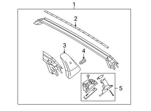2009 Volvo S80 Luggage Carrier