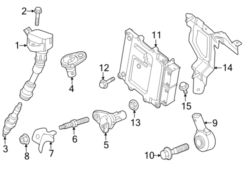 2023 Volvo XC40 Ignition Coil Diagram for 32140176