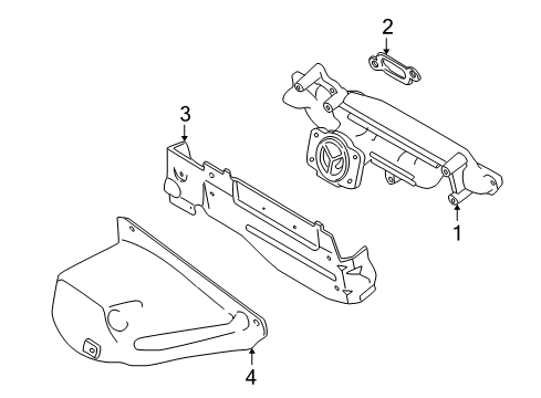 2006 Volvo XC70 Exhaust Manifold
