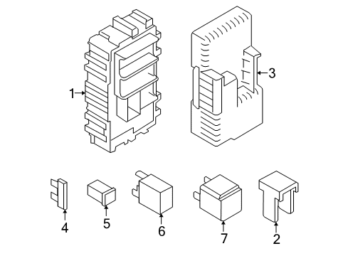 2015 Volvo XC70 Fuse & Relay
