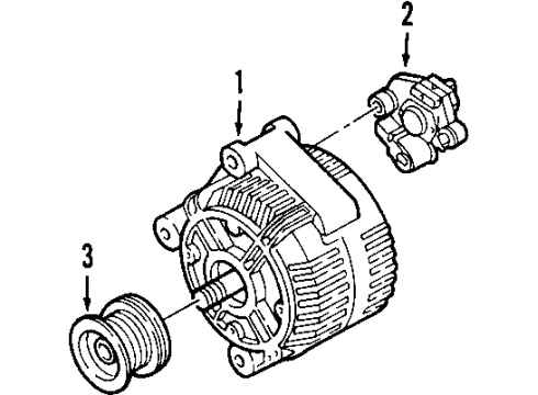 2009 Volvo V50 Alternator