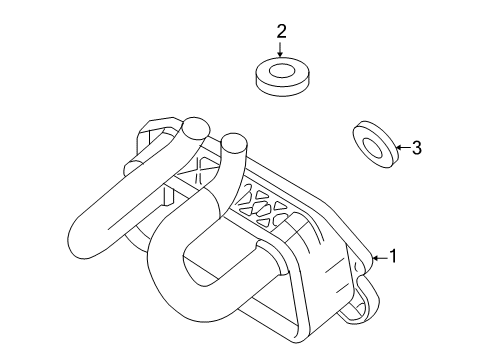 2009 Volvo V50 Engine Oil Cooler
