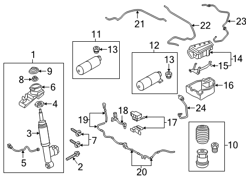 2018 Volvo XC60 Shocks & Components - Rear