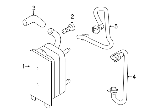 2015 Volvo XC60 Trans Oil Cooler