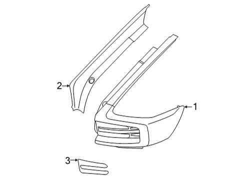 2023 Volvo C40 Recharge Tail Lamps