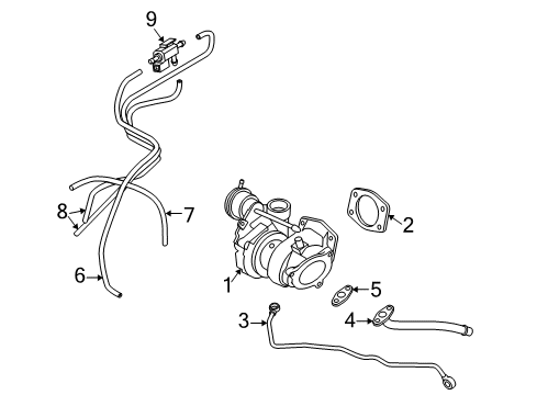 2002 Volvo S60 Turbocharger