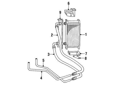 1988 Volvo 780 Oil Cooler