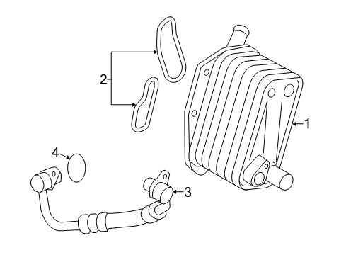 2009 Volvo S80 Oil Cooler