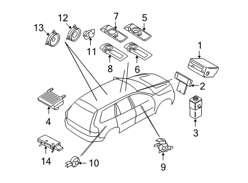 2011 Volvo XC70 Sound System