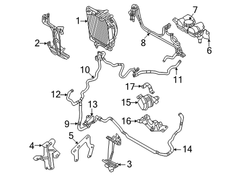 2021 Volvo V60 Support Diagram for 32252176