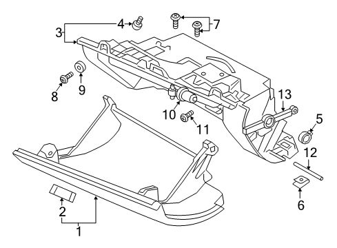 2019 Volvo XC90 Glove Box