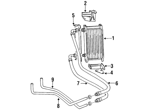 1988 Volvo 760 Oil Cooler