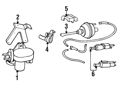 1995 Volvo 850 Cruise Control System
