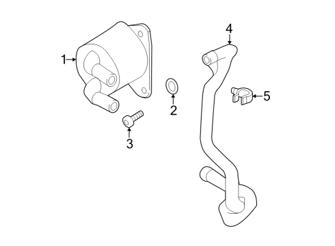 2023 Volvo S90 Trans Oil Cooler
