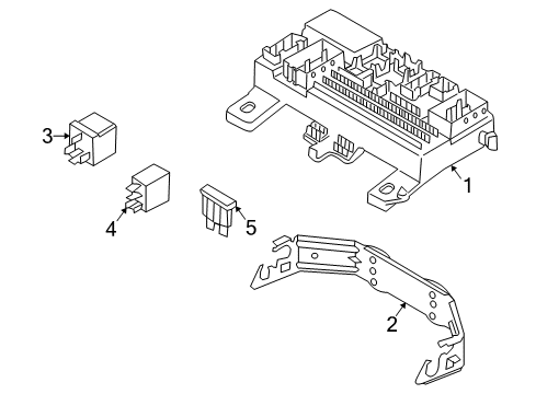 2009 Volvo V50 Electrical Components Diagram 2