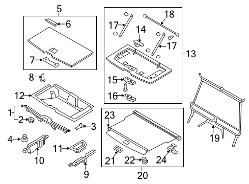 2019 Volvo XC90 Interior Trim - Rear Body