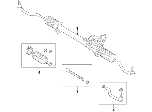 2015 Volvo XC60 P/S Pump & Hoses, Steering Gear & Linkage