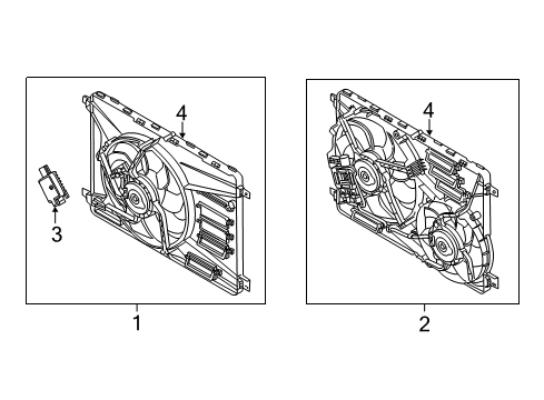 2011 Volvo S60 Cooling System, Radiator, Water Pump, Cooling Fan