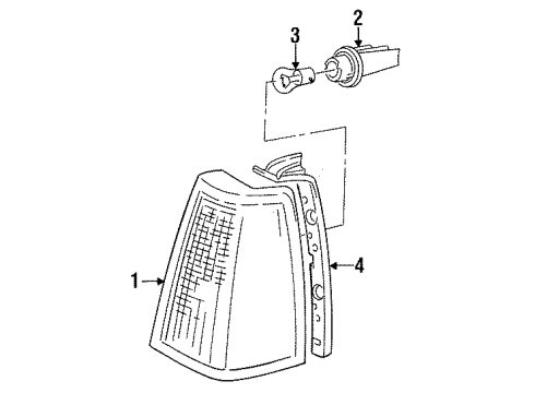 1985 Volvo 760 Park Lamps