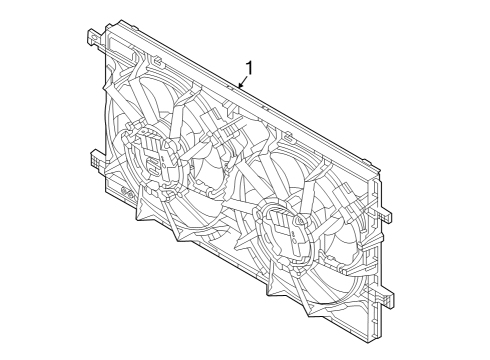 2021 Volvo XC40 Recharge Cooling Fan