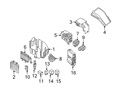 2015 Volvo XC60 Fuse & Relay