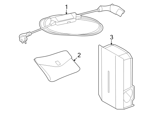 2023 Volvo XC40 Recharge Electrical Components Diagram 1