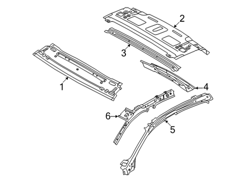 2023 Volvo C40 Recharge Roof & Components