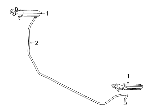 2017 Volvo V60 Cross Country Washer Components