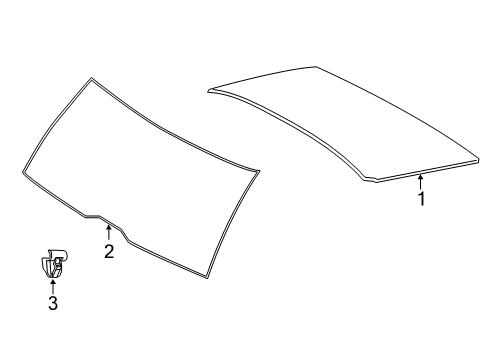 2016 Volvo S60 Cross Country Back Glass