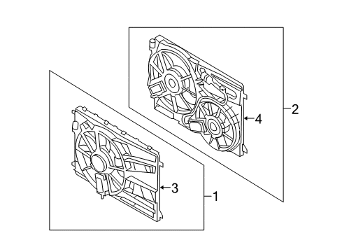 2015 Volvo XC70 Cooling System, Radiator, Water Pump, Cooling Fan