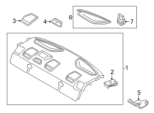 2019 Volvo S60 Interior Trim - Rear Body