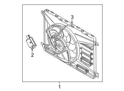 2015 Volvo XC60 Cooling System, Radiator, Water Pump, Cooling Fan