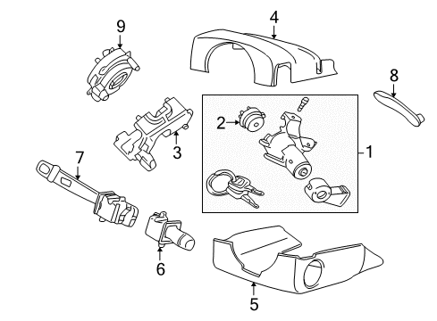 2002 Volvo S60 Ignition Lock