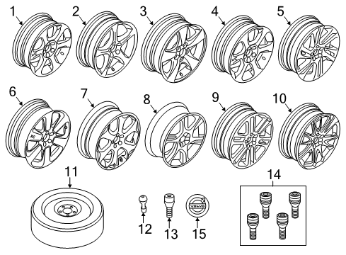 2015 Volvo XC70 Wheels