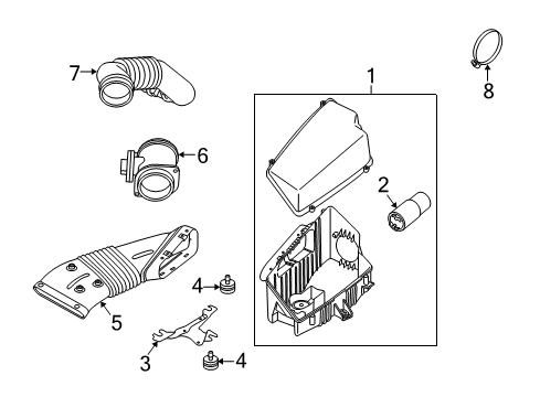 2005 Volvo S60 Air Intake