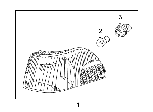 1998 Volvo V70 Park Lamps