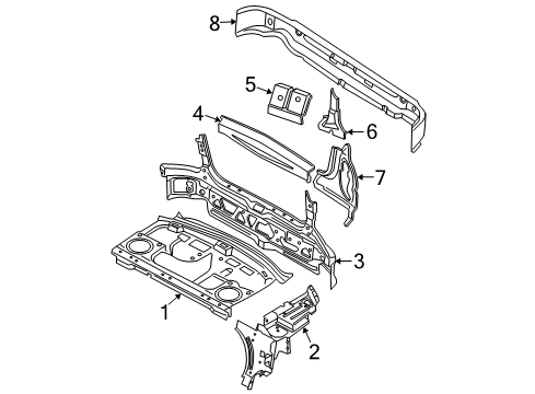 2002 Volvo S60 Rear Body