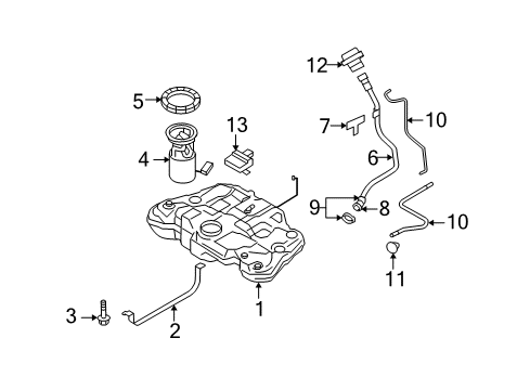 2015 Volvo XC70 Fuel Supply