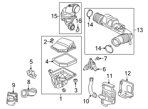 2018 Volvo XC60 Air Intake Diagram 3