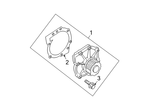2002 Volvo S60 Water Pump