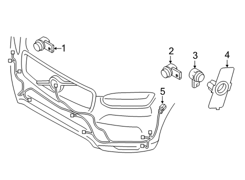 2021 Volvo XC90 Bumper & Components - Front Diagram 6