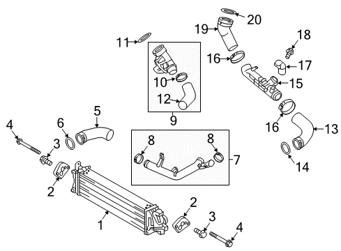 2018 Volvo V90 Cross Country Intercooler