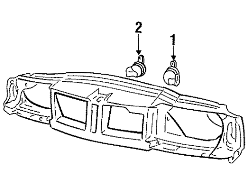 1993 Volvo 850 Horn Diagram for 9133590
