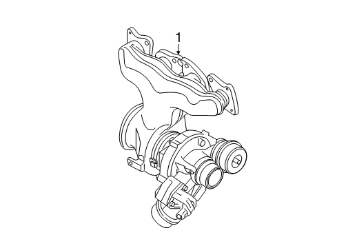 2019 Volvo XC90 Exhaust Manifold