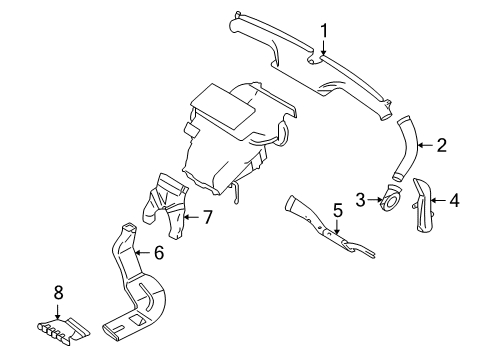 2013 Volvo C30 Ducts